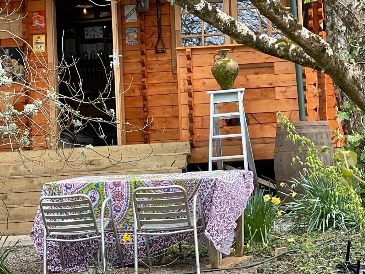Retro Private Lodge With Hot Tub Nr Dartmoor Newton Abbot Exteriör bild