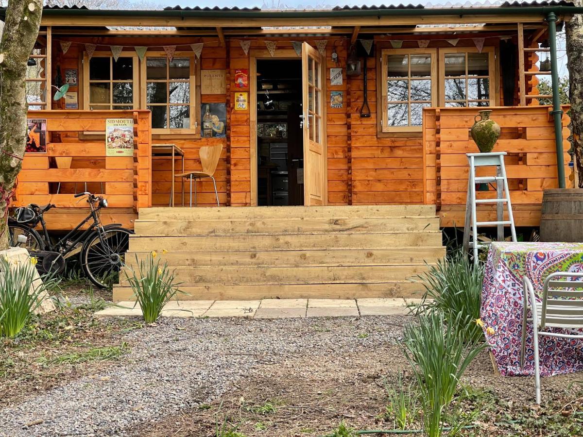 Retro Private Lodge With Hot Tub Nr Dartmoor Newton Abbot Exteriör bild